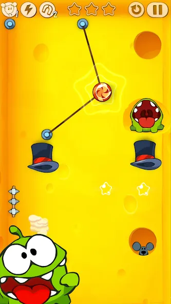 Cut the Rope (Кат зе Роуп) [МОД: Все открыто, Дополнительные деньги и Меню MOD] Screenshot 2
