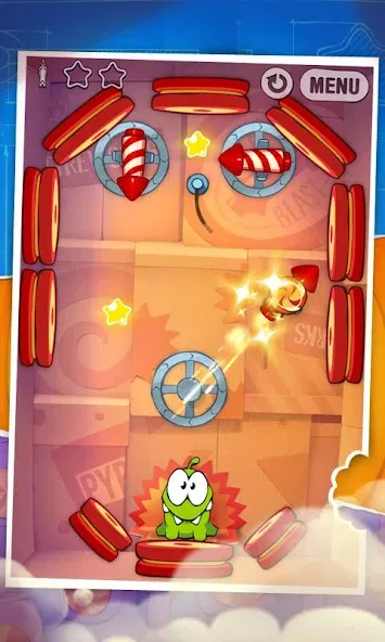 Cut the Rope: Experiments (Кат зе Роуп) [МОД: Меню, Бесконечные монеты и Открытые уровни] Screenshot 4