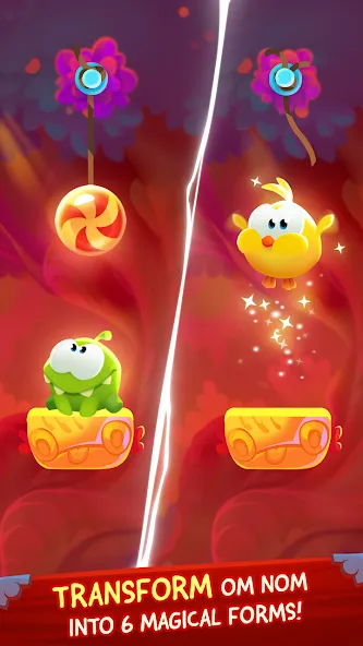 Cut the Rope: Magic (Кат зе Роуп) [МОД: Много монет, Открытые уровни и Мега MOD] Screenshot 1