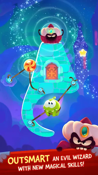 Cut the Rope: Magic (Кат зе Роуп) [МОД: Много монет, Открытые уровни и Мега MOD] Screenshot 2