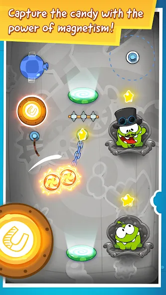 Cut the Rope: Time Travel (Сат зе Роуп) [МОД: Деньги, Монеты и Меню MOD] Screenshot 2