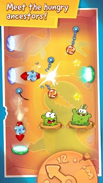 Cut the Rope: Time Travel (Сат зе Роуп) [МОД: Деньги, Монеты и Меню MOD] Screenshot 4