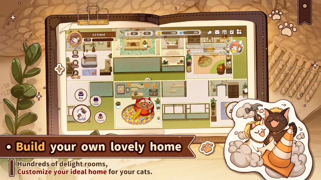 Losing Cats Way (Лузинг Кэтс Уэй) [МОД: Меню, Бесконечные монеты и Открытые уровни] Screenshot 3