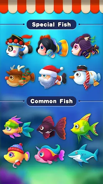 Solitaire Fish Klondike Card (Солитер Карточная игра Клондайк Фиш) [МОД: Деньги, Монеты и Меню MOD] Screenshot 2