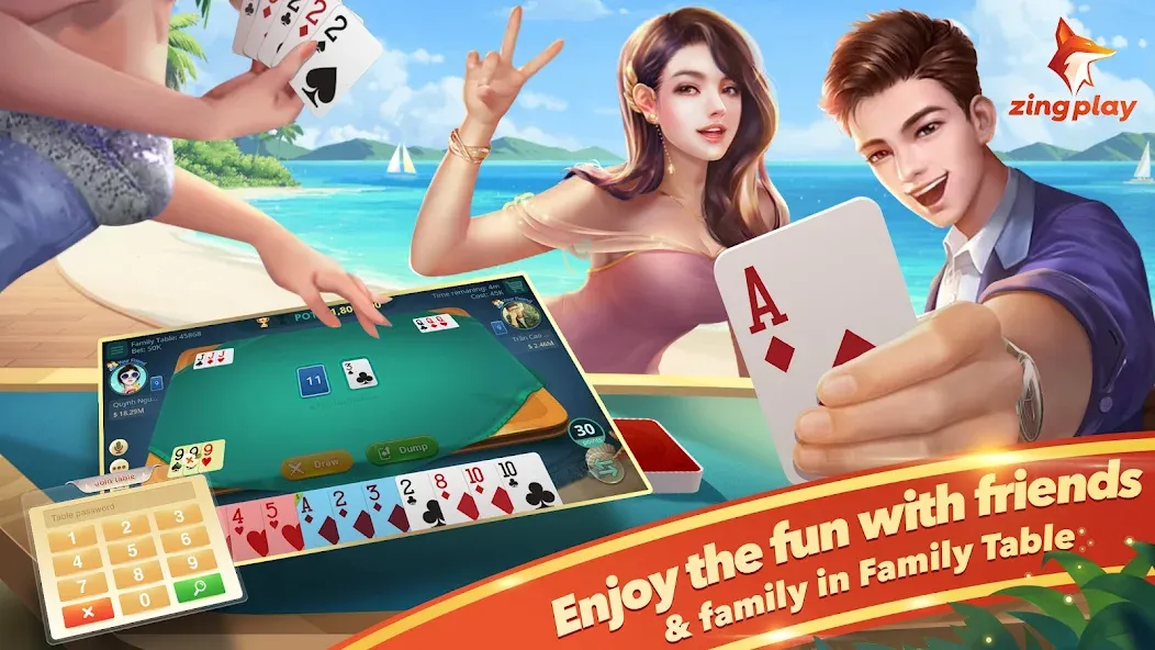 Tongits Zingplay - Card Game (Тонгитс Зингплей) [МОД: Меню, Бесконечные монеты и Открытые уровни] Screenshot 4