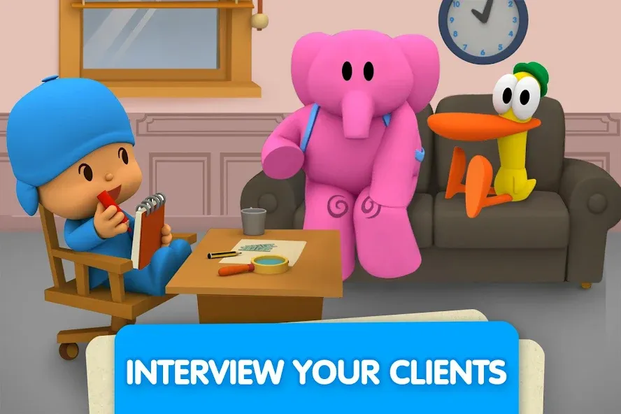 Pocoyo and the Hidden Objects. (Покойо) [МОД: Бесконечные деньги, Монеты и Мега MOD] Screenshot 3