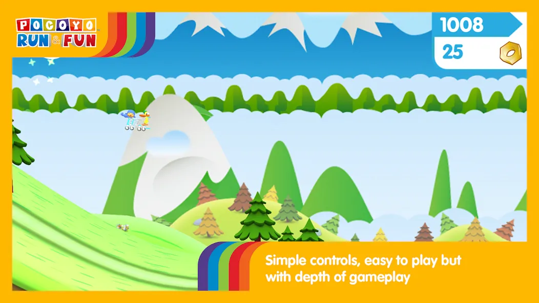 Pocoyo Run & Fun: Cartoon Jump [МОД: Много монет, Открытые уровни и Мега MOD] Screenshot 3
