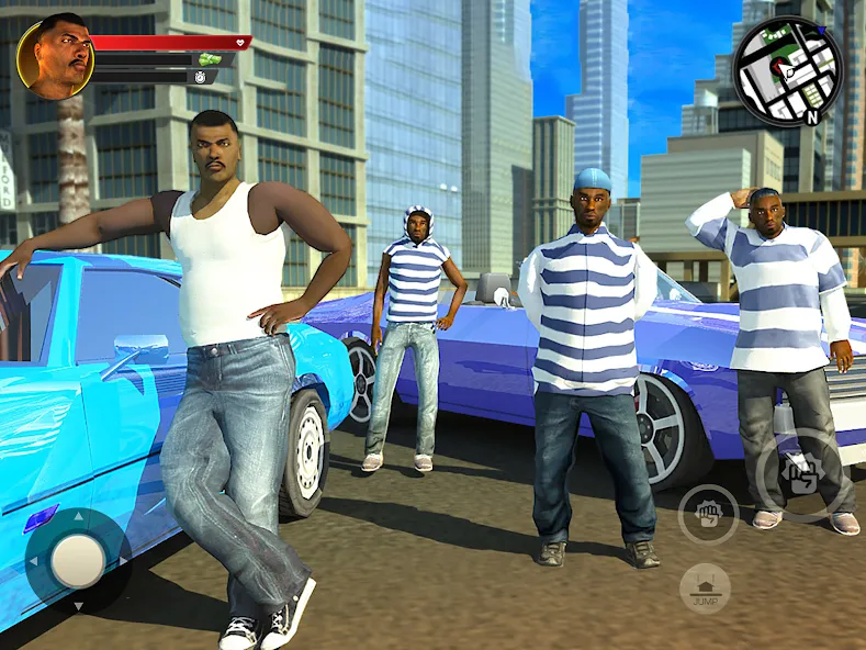 Mafia Crime: Cars & Gang Wars (Сан Андреас Авто Банды Войны) [МОД: Много монет, Открытые уровни и Мега MOD] Screenshot 3