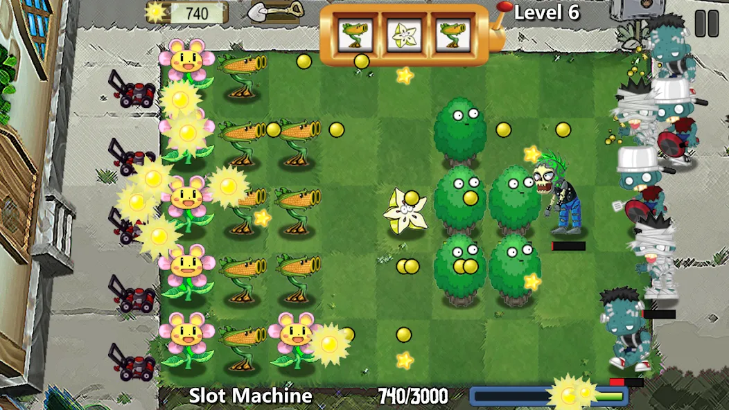 Plants' War [МОД: Все открыто, Дополнительные деньги и Меню MOD] Screenshot 1