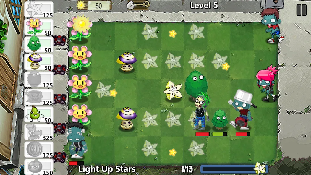 Plants' War [МОД: Все открыто, Дополнительные деньги и Меню MOD] Screenshot 4