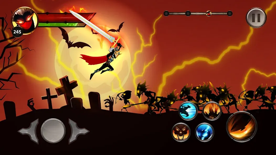 Stickman Legends Offline Games [МОД: Деньги, Монеты и Меню MOD] Screenshot 3