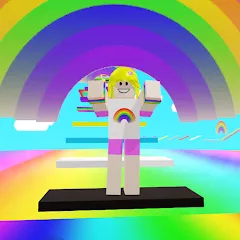 Скачать Rainbow Parkour sweet Girl (Рейнбоу Паркур милая девушка) [МОД: Меню, Бесконечные монеты и Открытые уровни] | Взлом Rainbow Parkour sweet Girl на Андроид