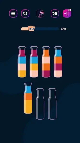 Get Color — Water Sort Puzzle [MOD: Разблокировано] - Скриншот 3