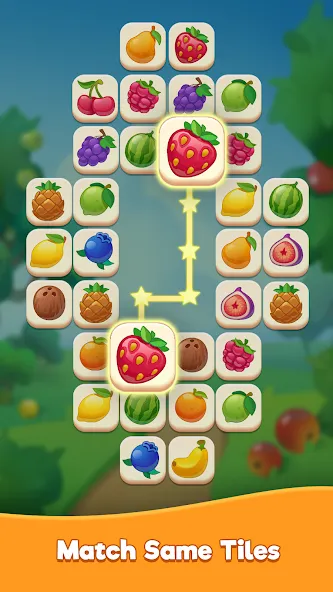 Tasty Match -  Zen Connect [МОД: Меню, Бесконечные монеты и Открытые уровни] Screenshot 2