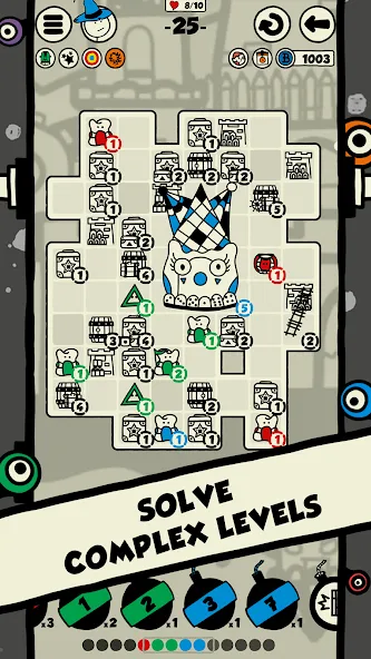 Blastomancer: The Puzzle Game [МОД: Все открыто, Дополнительные деньги и Меню MOD] Screenshot 3