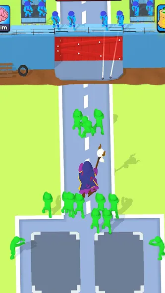Zombie Factory Attack (Зомби Фабричное Нападение) [МОД: Меню, Бесконечные монеты и Открытые уровни] Screenshot 3