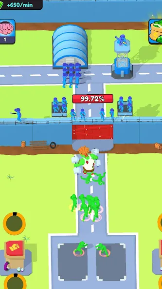 Zombie Factory Attack (Зомби Фабричное Нападение) [МОД: Меню, Бесконечные монеты и Открытые уровни] Screenshot 5
