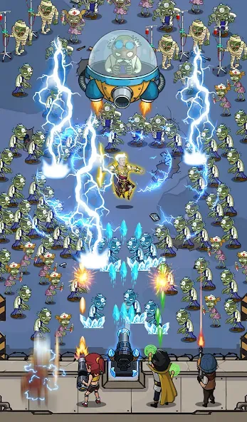 Zombie War Idle Defense Game (Зомби Война) [МОД: Деньги, Монеты и Меню MOD] Screenshot 2