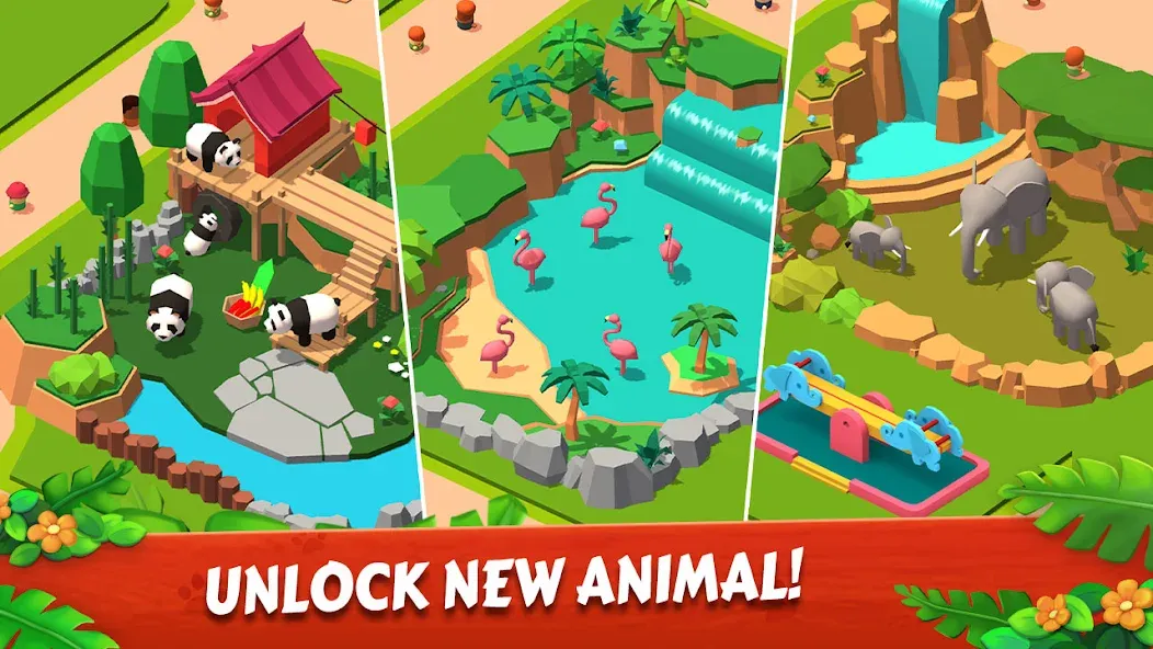 Zoo Tile - Match Puzzle Game (Зу Тайл) [МОД: Все открыто, Дополнительные деньги и Меню MOD] Screenshot 1