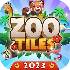 Скачать Zoo Tile - Match Puzzle Game (Зу Тайл) [МОД: Все открыто, Дополнительные деньги и Меню MOD] | Взлом Zoo Tile - Match Puzzle Game на Андроид
