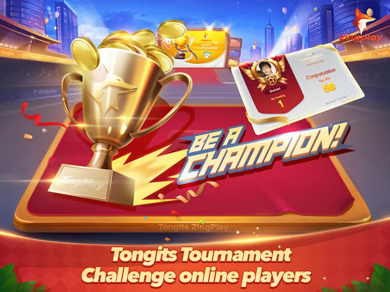 Tongits ZingPlay-Fun Challenge (Тонгитс ЗингПлэй) [МОД: Деньги, Монеты и Меню MOD] Screenshot 4