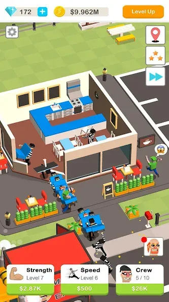 Idle Robbery (Айдл Роббери) [МОД: Бесконечные деньги, Монеты и Мега MOD] Screenshot 1