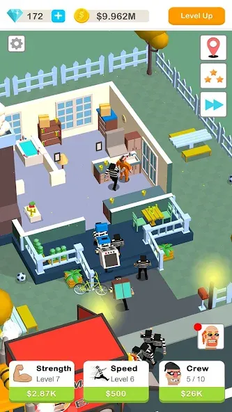 Idle Robbery (Айдл Роббери) [МОД: Бесконечные деньги, Монеты и Мега MOD] Screenshot 3