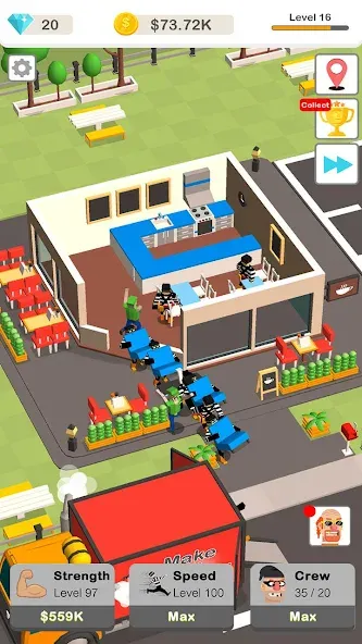Idle Robbery (Айдл Роббери) [МОД: Бесконечные деньги, Монеты и Мега MOD] Screenshot 5