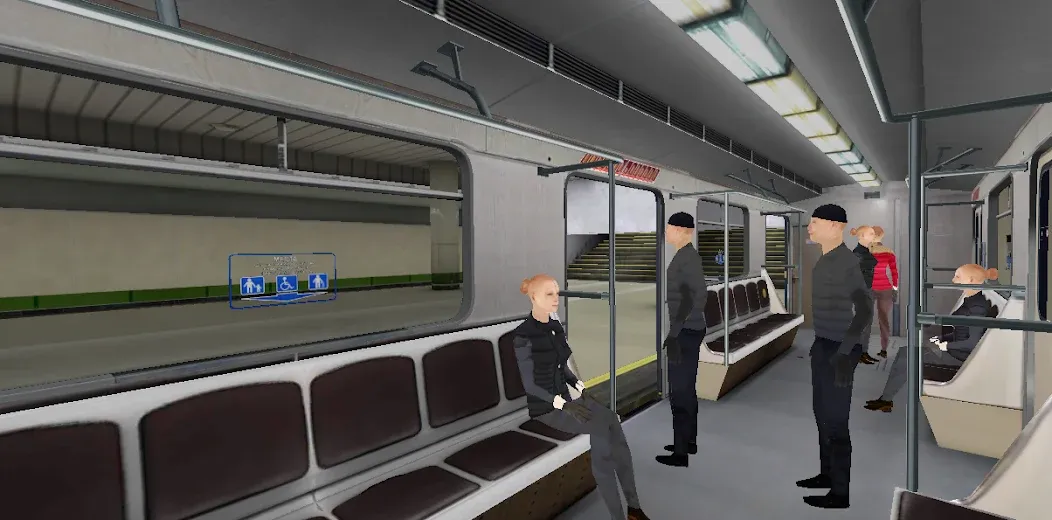 Minsk Subway Simulator [МОД: Все открыто, Дополнительные деньги и Меню MOD] Screenshot 5