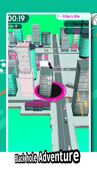 Black hole Adventure (Блэк хол Адвенчер) [МОД: Меню, Бесконечные монеты и Открытые уровни] Screenshot 2