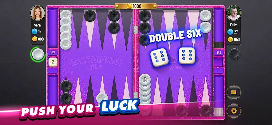 Backgammon Plus - Board Game (Бэкгаммон Плюс) [МОД: Много монет, Открытые уровни и Мега MOD] Screenshot 4
