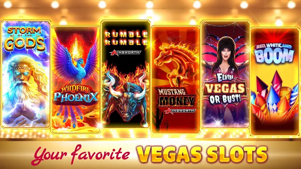 Hit it Rich! Casino Slots Game [МОД: Бесконечные деньги, Монеты и Мега MOD] Screenshot 1