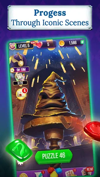 Harry Potter: Puzzles & Spells [МОД: Много монет, Открытые уровни и Мега MOD] Screenshot 3