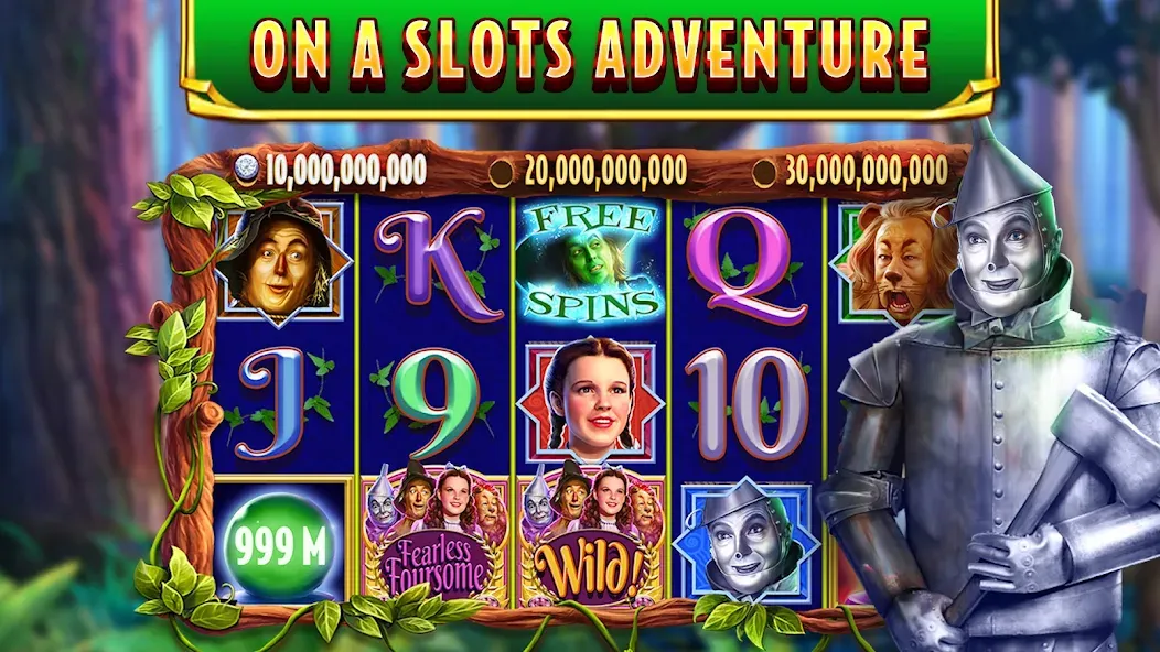 Wizard of Oz Slots Games (Волшебник из страны Оз игровой автомат) [МОД: Меню, Бесконечные монеты и Открытые уровни] Screenshot 3