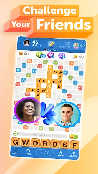 Words With Friends 2 Word Game (Вордс вит Френдс 2 Классик) [МОД: Деньги, Монеты и Меню MOD] Screenshot 2
