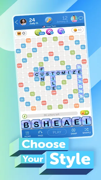 Words With Friends 2 Word Game (Вордс вит Френдс 2 Классик) [МОД: Деньги, Монеты и Меню MOD] Screenshot 5