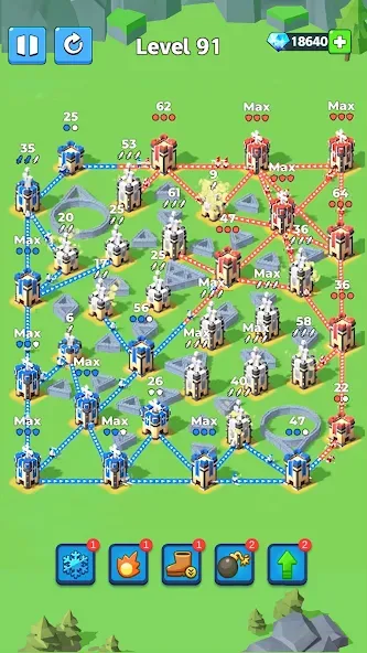Conquer the Tower: Takeover [МОД: Много денег, Монет и Все открыто] Screenshot 1