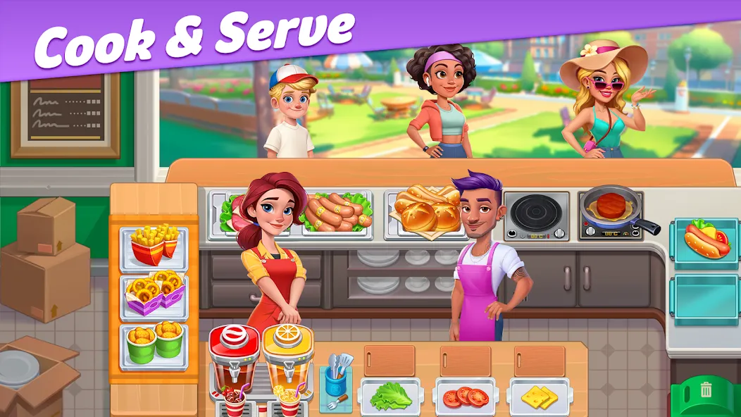 Restaurant Rescue - Food Games (Ресторанный спасатель) [МОД: Бесконечные деньги, Монеты и Мега MOD] Screenshot 1