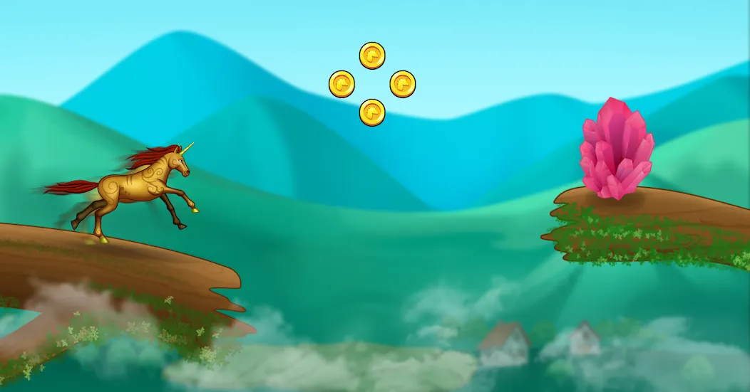 Unicorn Dash: Magical Run (Юникорн Дэш) [МОД: Меню, Бесконечные монеты и Открытые уровни] Screenshot 4