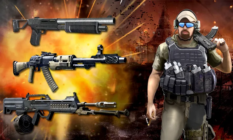 Army Commando Assault [МОД: Все открыто, Дополнительные деньги и Меню MOD] Screenshot 4