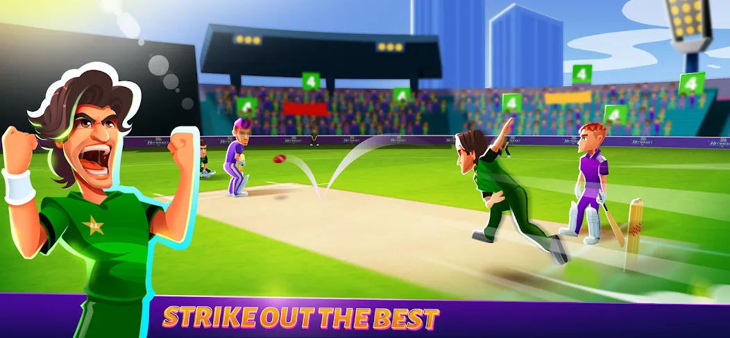 Hitwicket An Epic Cricket Game (Хитвикет) [МОД: Все открыто, Дополнительные деньги и Меню MOD] Screenshot 3