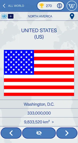 The Flags of the World Quiz [МОД: Деньги, Монеты и Меню MOD] Screenshot 1