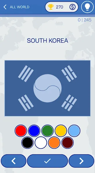 The Flags of the World Quiz [МОД: Деньги, Монеты и Меню MOD] Screenshot 2