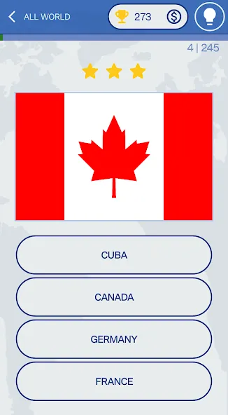 The Flags of the World Quiz [МОД: Деньги, Монеты и Меню MOD] Screenshot 3