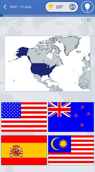 The Flags of the World Quiz [МОД: Деньги, Монеты и Меню MOD] Screenshot 4