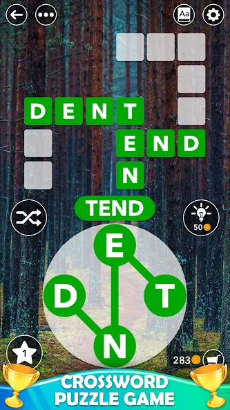 Word Cross: Offline Word Games [МОД: Много денег, Монет и Все открыто] Screenshot 1