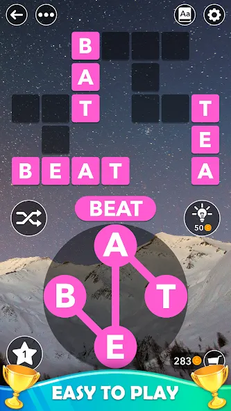 Word Cross: Offline Word Games [МОД: Много денег, Монет и Все открыто] Screenshot 2