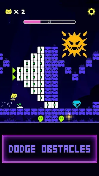 Underground Race - Arcade Game (Ритм Дэш) [МОД: Много денег, Монет и Все открыто] Screenshot 1