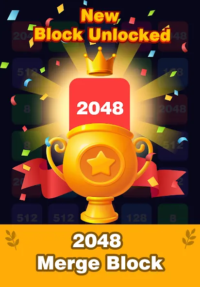 2248 Number block puzzle 2048 (Две тысячи двести сорок восемь) [МОД: Много монет, Открытые уровни и Мега MOD] Screenshot 3