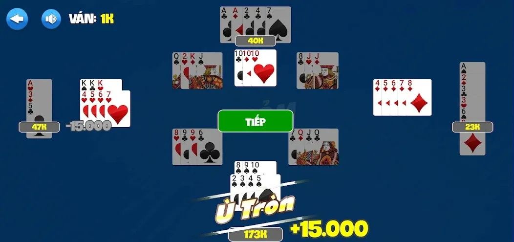 Phỏm [МОД: Много монет, Открытые уровни и Мега MOD] Screenshot 4